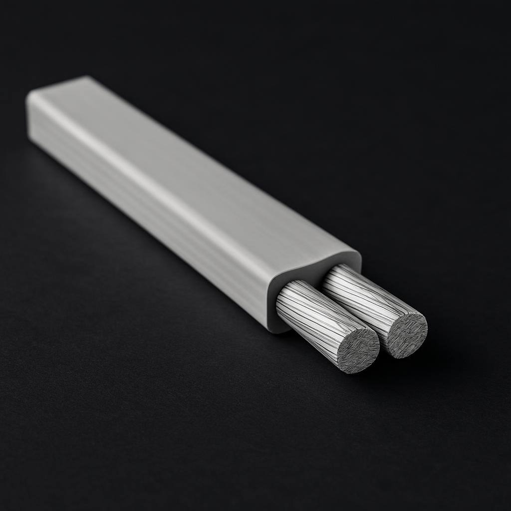 Twin Flat Aluminium Cable